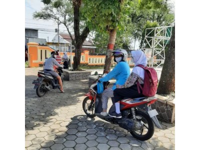 Siswa dijemput orang tua/wali siswa