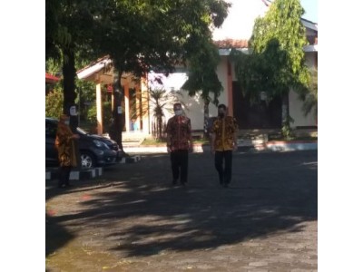 Monev Pelaksanaan Simulasi PTM olah Pengawas SMP Negeri 2 Boja