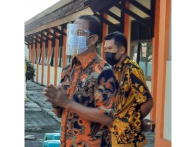 Monev Pelaksanaan Simulasi PTM olah Pengawas SMP Negeri 2 Boja